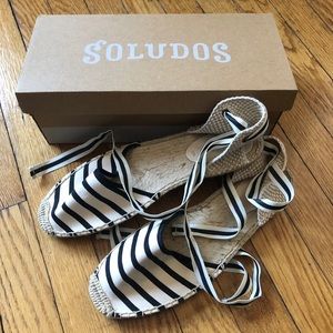 Never worn Soludos espadrilles